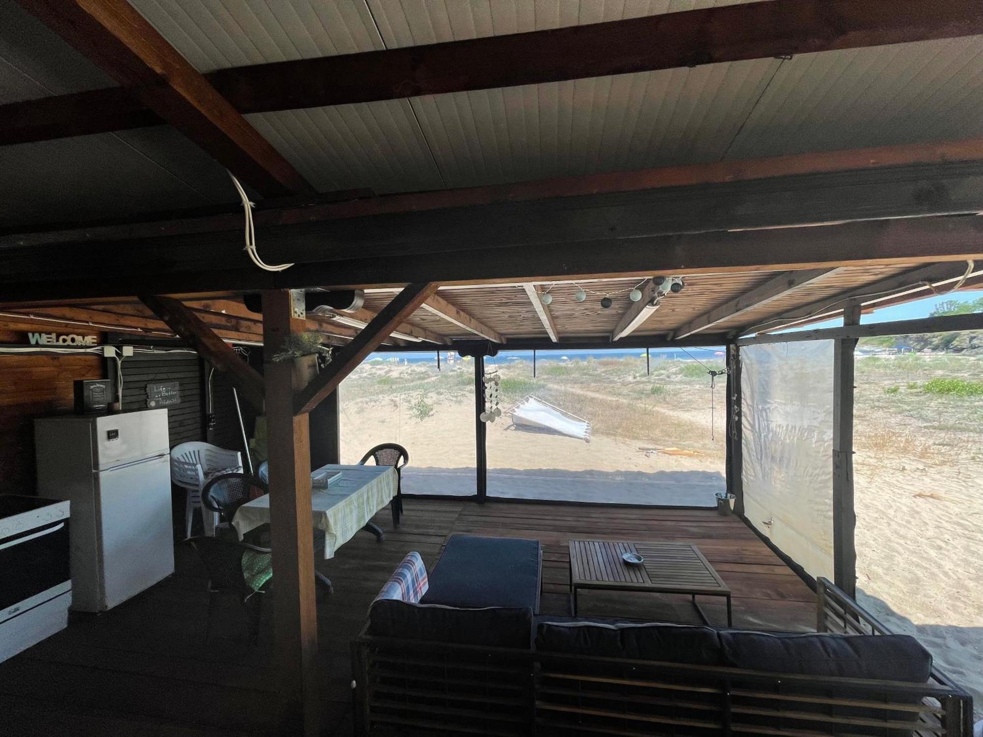 Sea Caravan On The Beach Kiten  Exterior foto